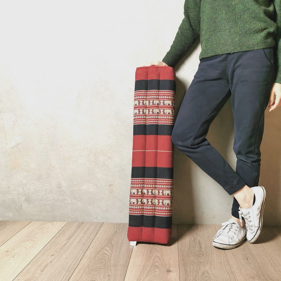 80cm Long Bolster Yoga Block/Prop Natural Kapok Filled