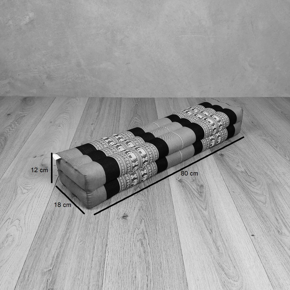 80cm Long Bolster Yoga Block/Prop Natural Kapok Filled