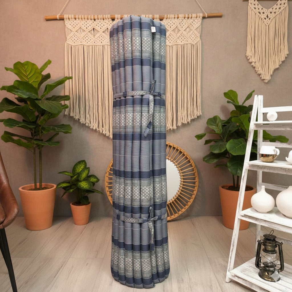 [Queen Size] Thai Kapok Roll Up Foldable Mattress - 200x152 cm