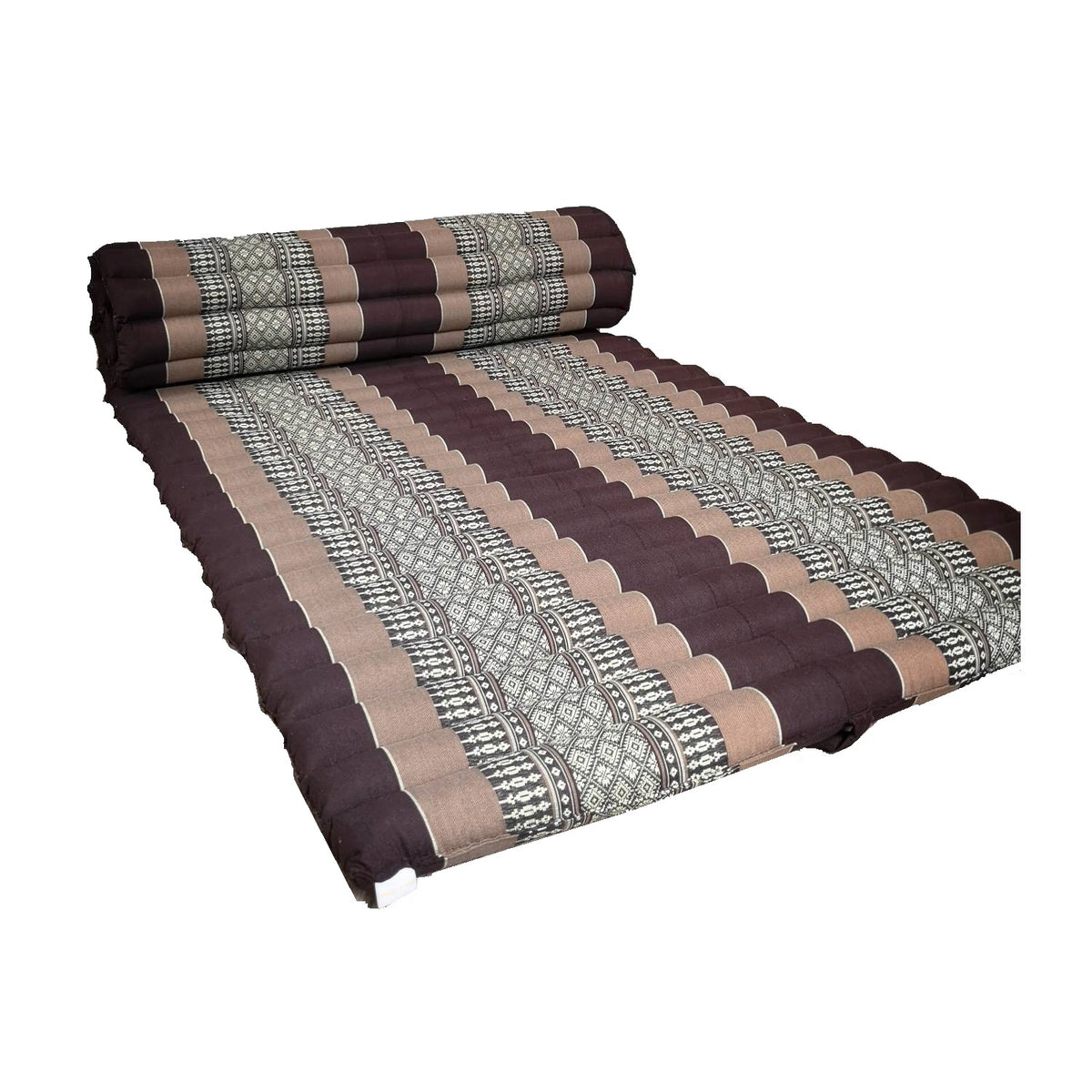 [180cm x 77cm] Roll Up Foldable Mattress Thai Kapok Filled Camping Bed