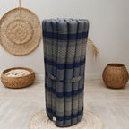 [180cm x 77cm] Roll Up Foldable Mattress Thai Kapok Filled Camping Bed
