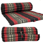 [180cm x 77cm] Roll Up Foldable Mattress Thai Kapok Filled Camping Bed