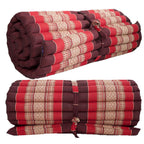 [180cm x 77cm] Roll Up Foldable Mattress Thai Kapok Filled Camping Bed