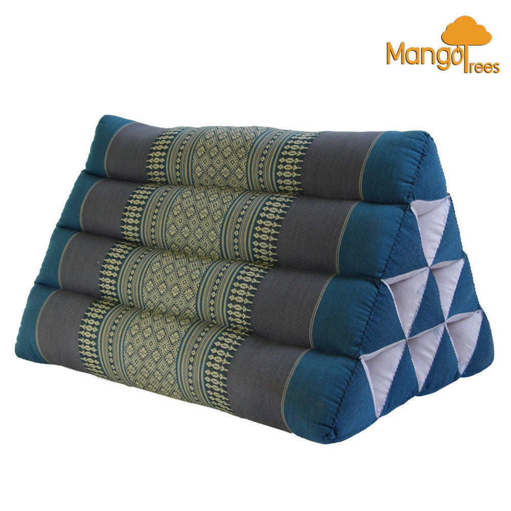 Thai Triangle Pillow Kapok Filled Triangular Backrest Chushion