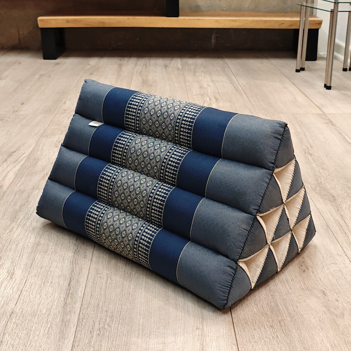 Thai Triangle Pillow Kapok Filled Triangular Backrest Chushion