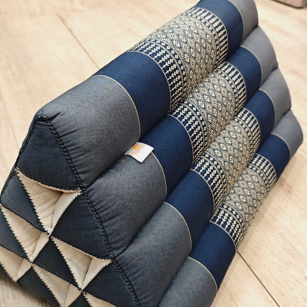 Thai Triangle Pillow Kapok Filled Triangular Backrest Chushion