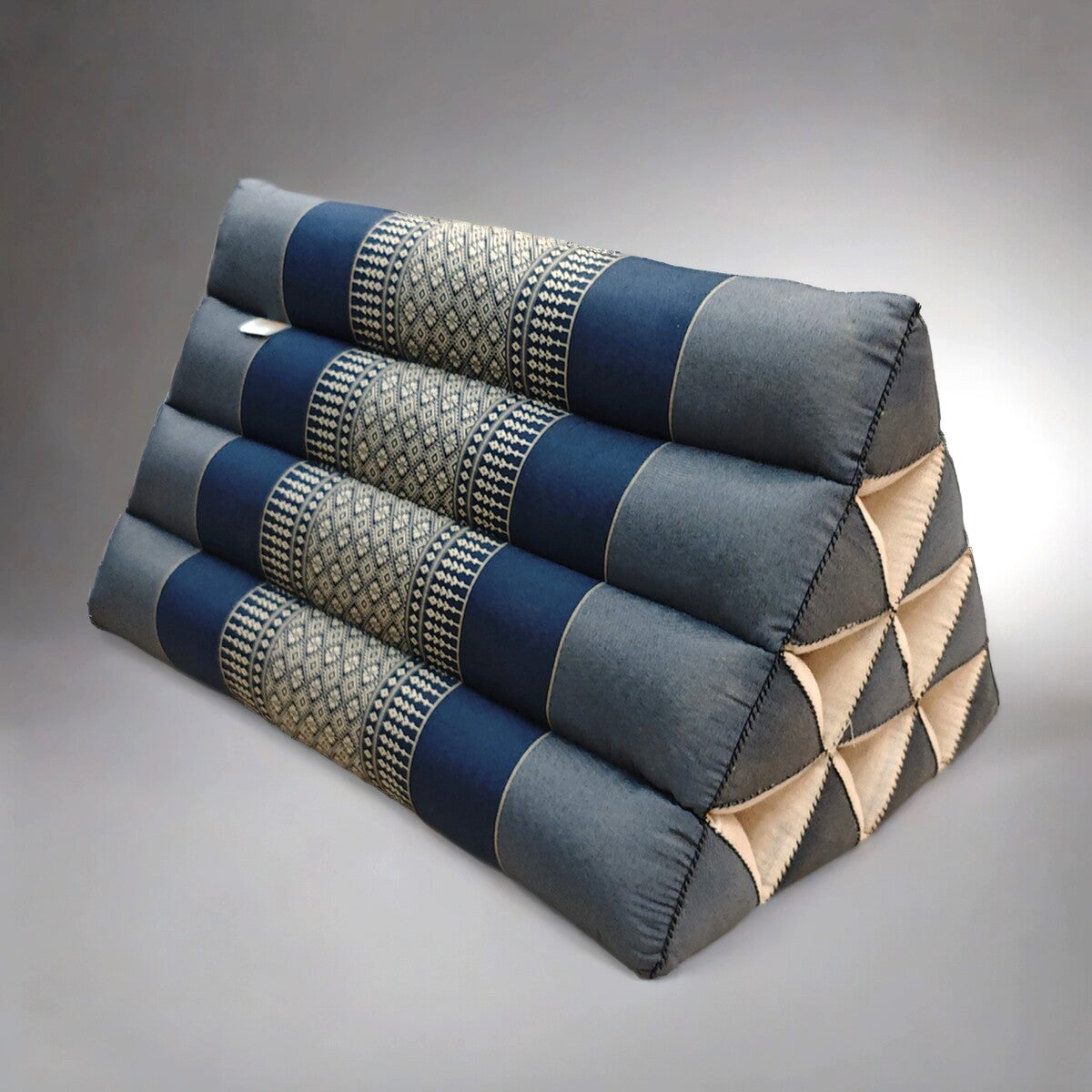 Thai Triangle Pillow Kapok Filled Triangular Backrest Chushion