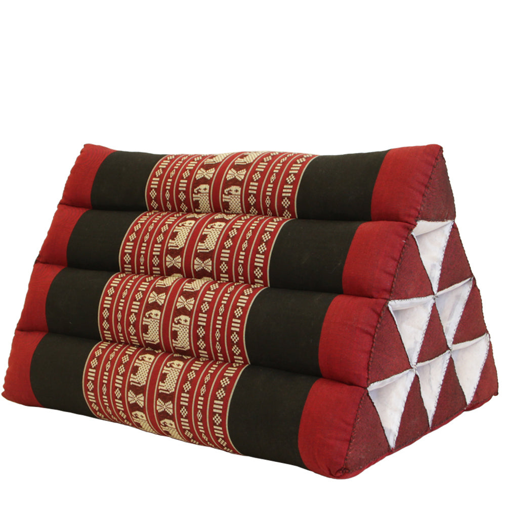 Thai Triangle Pillow Kapok Filled Triangular Backrest Chushion