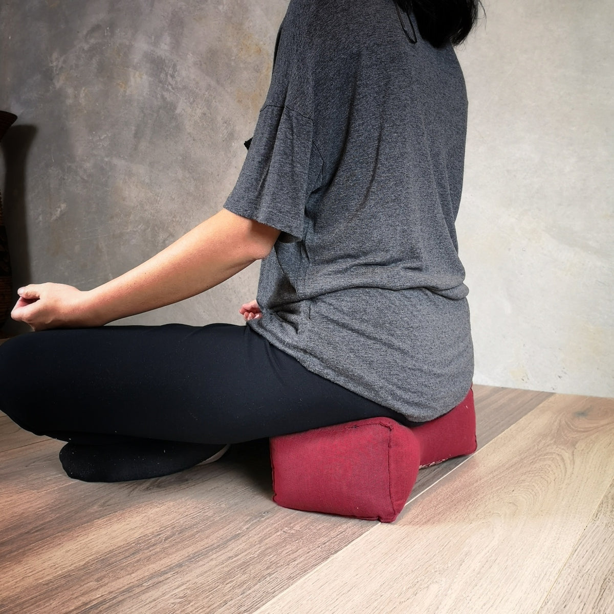 Bone Shape Neck Pillow/Meditation Cushion Kapok Filled