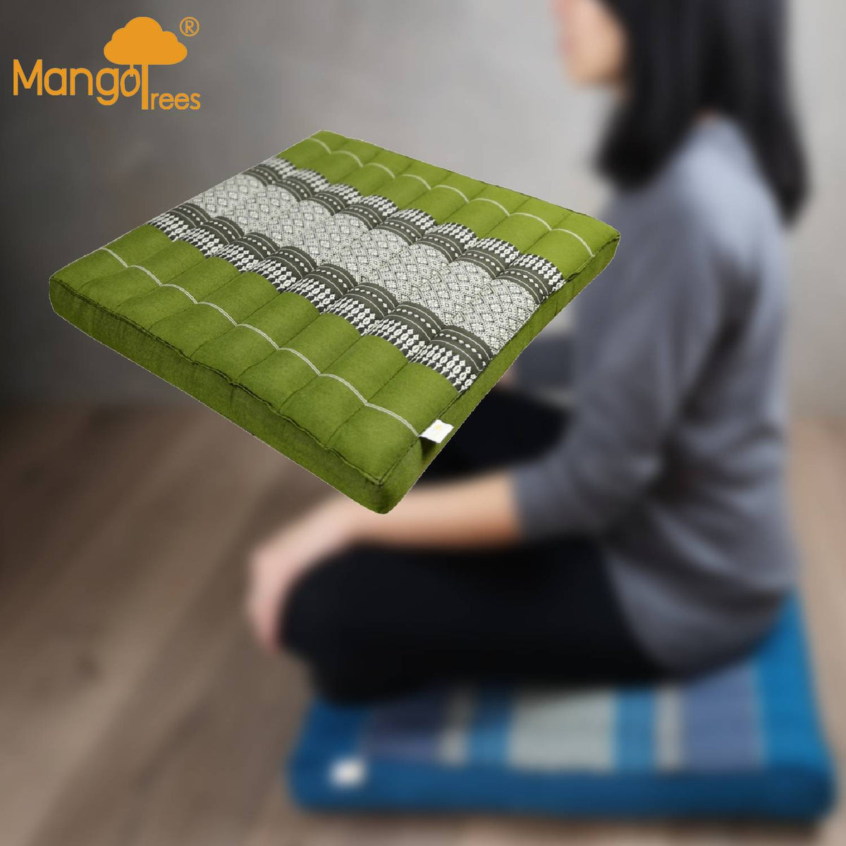 [50x50cm] Zabuton Meditation Floor Cushion Kapok Filled