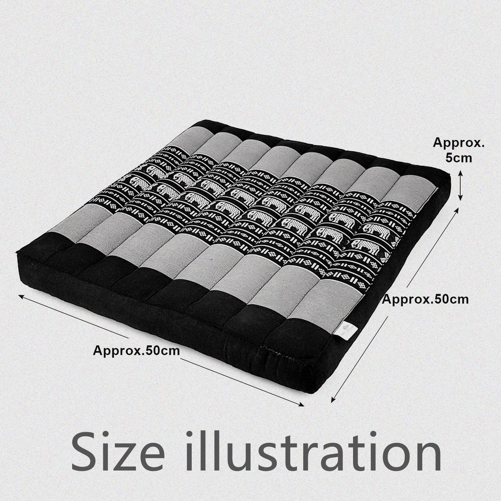 [50x50cm] Zabuton Meditation Floor Cushion Kapok Filled