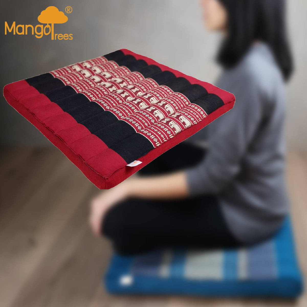 [50x50cm] Zabuton Meditation Floor Cushion Kapok Filled