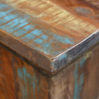 "Gordonia" Wooden Stool Rustic Finish