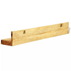 "Crestwood" Set of 2 Mango Wood Wall Shelves