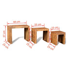 "Bunya" Nesting Tables Set of 3