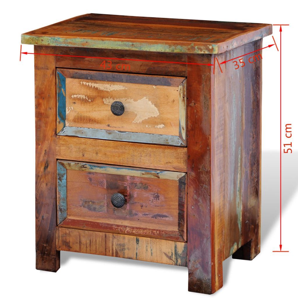 "Antill" Bedside Table End Table with Drawers