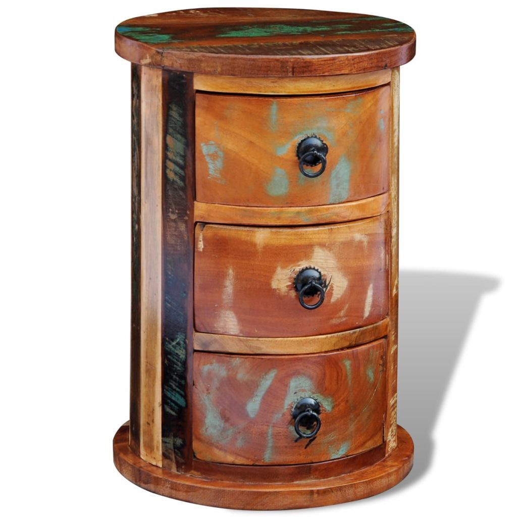 "Arndill" Wood Bedside Table Cabinet/End Table