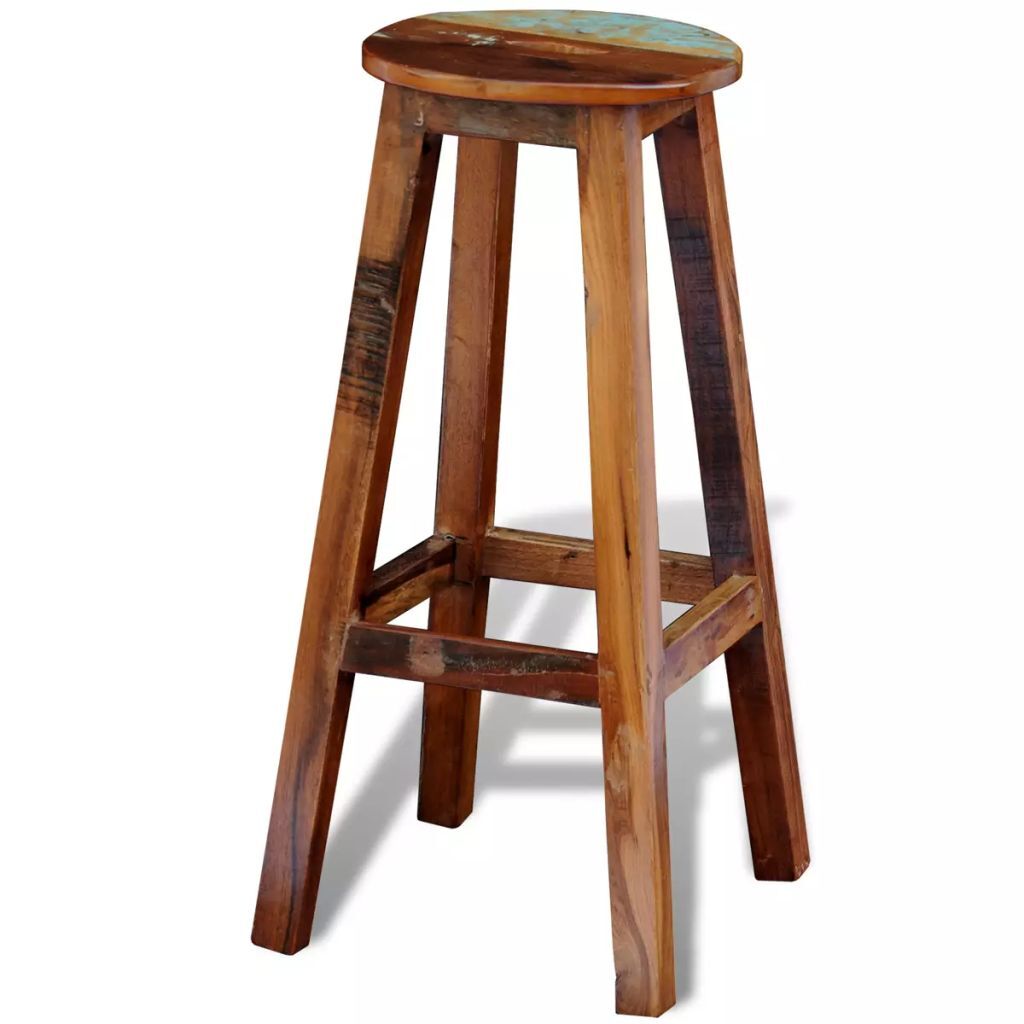 1x "Jasper" Wood Bar Stool