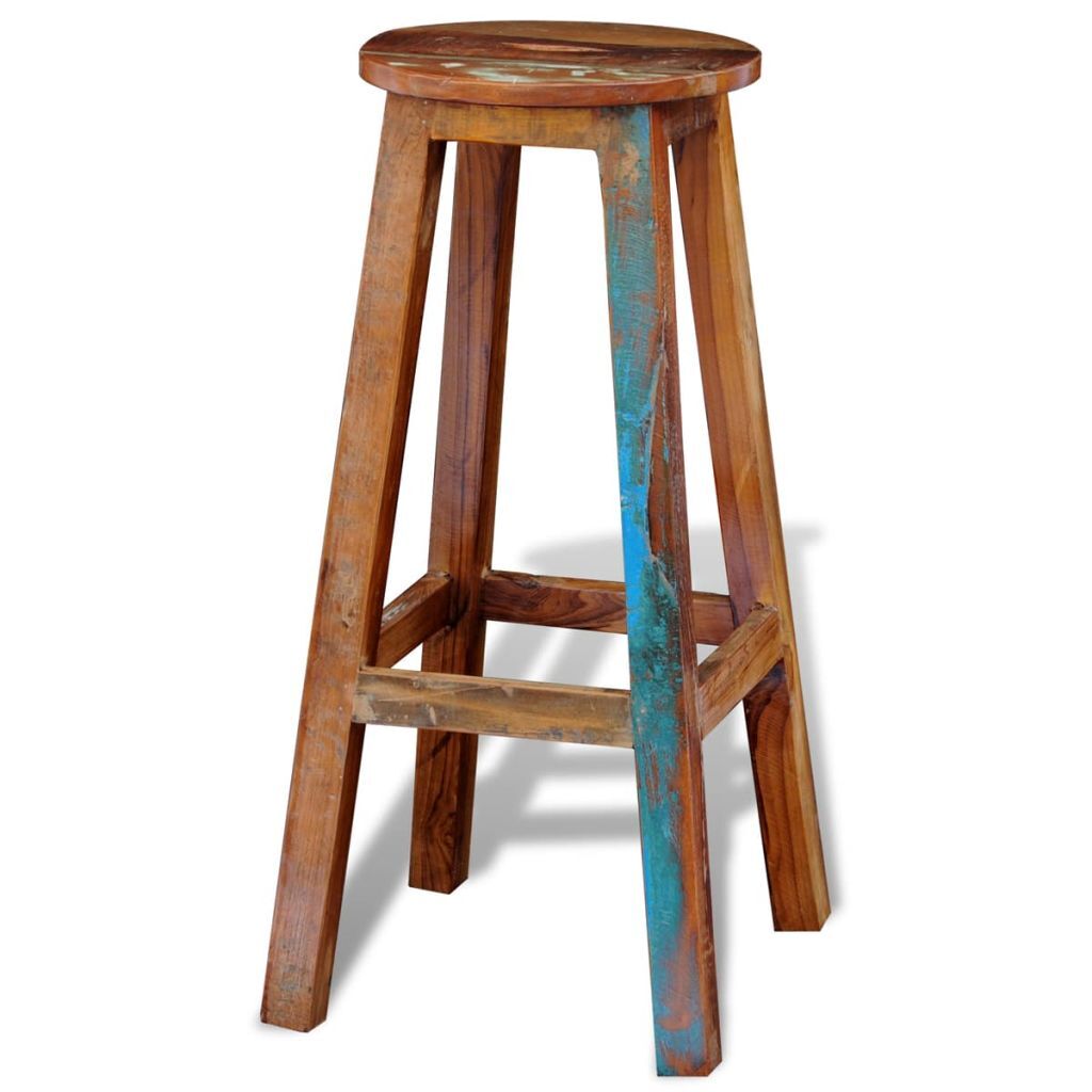 1x "Jasper" Wood Bar Stool