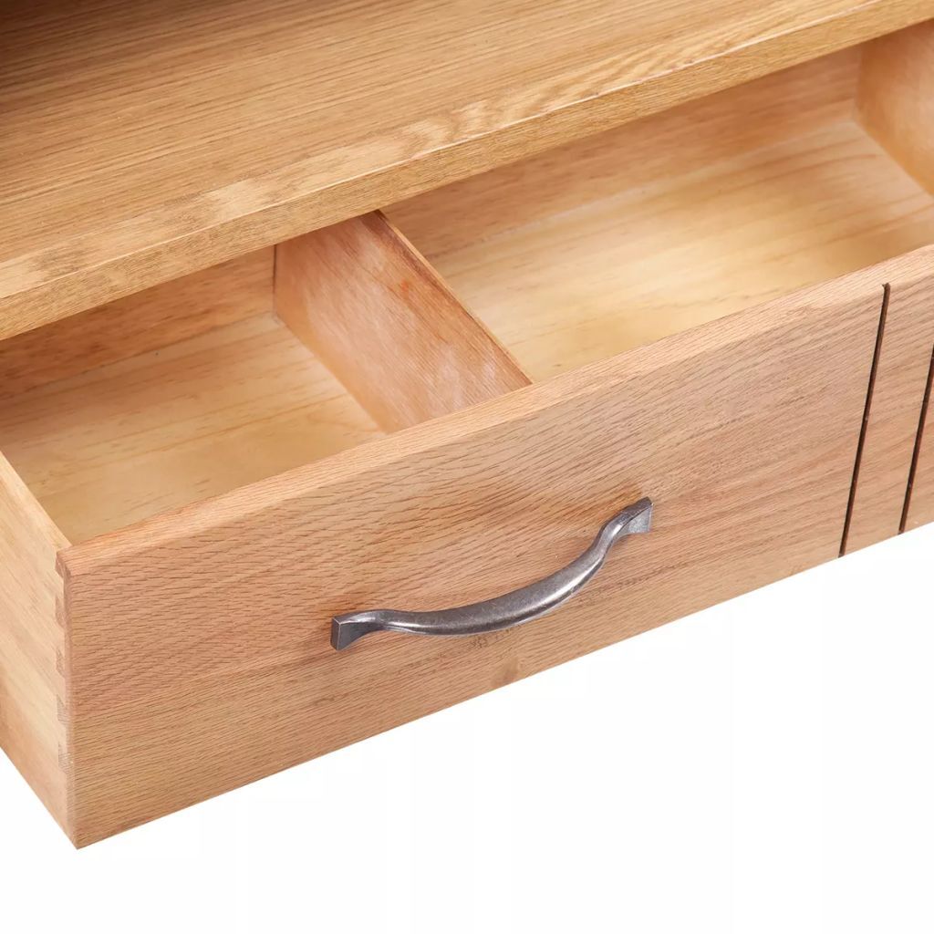 "Linton" Oak Wood TV Cabinet