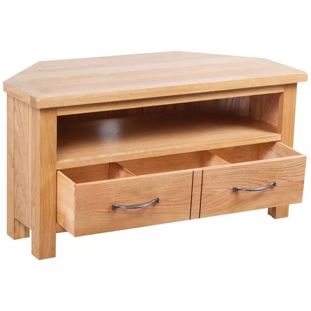 "Linton" Oak Wood TV Cabinet