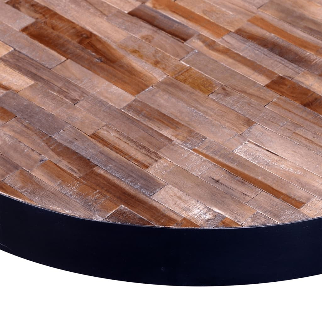 "Turner" Coffee Table with Round Top and Metal Legs 76cm Dia