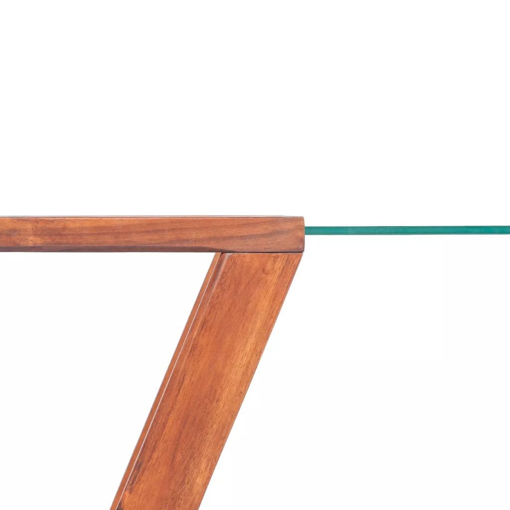 "Kanangra" Coffee Table Solid Acacia Wood Brown 100x50x40 cm