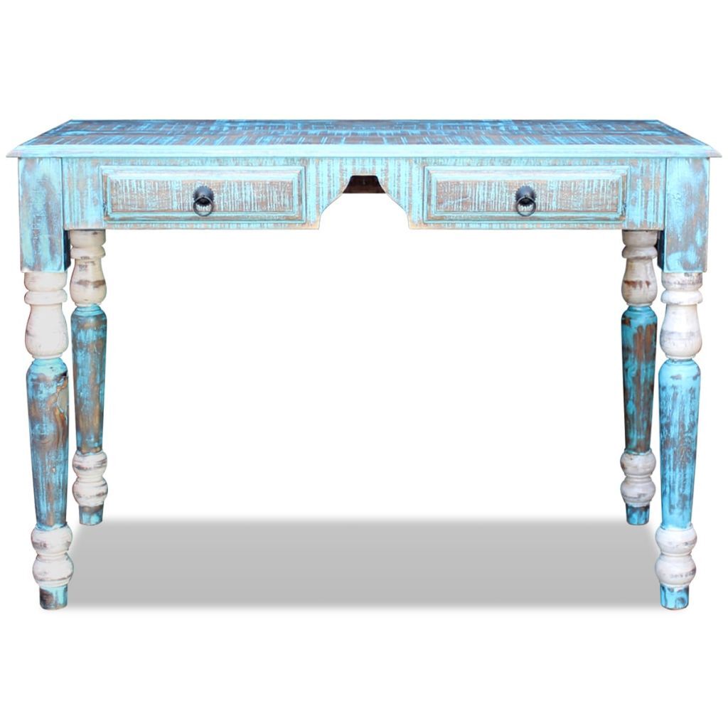 "Apollo" Solid Reclaimed Wood Study/Writing Desk 110cm