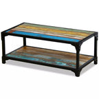 "Astoria Park" Solid Reclaimed Wood Coffee Table 90x45 cm