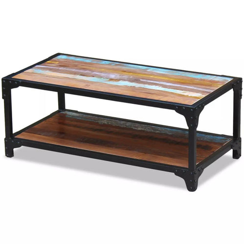 "Astoria Park" Solid Reclaimed Wood Coffee Table 90x45 cm