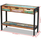 "Appian" Solid Reclaimed Wood Buffet Table 110cm