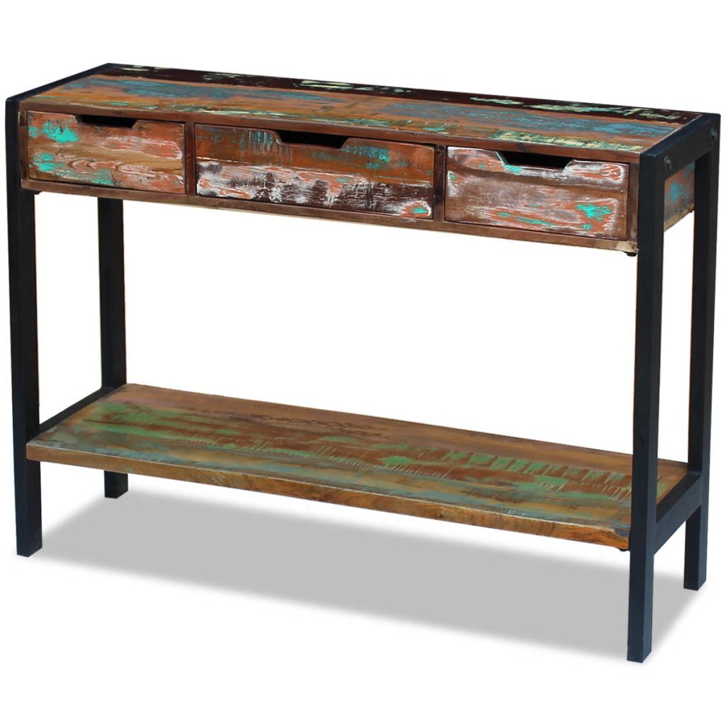 "Appian" Solid Reclaimed Wood Buffet Table 110cm