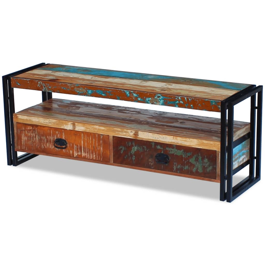 "Parsonage" Solid Reclaimed Wood TV Stand 120cm