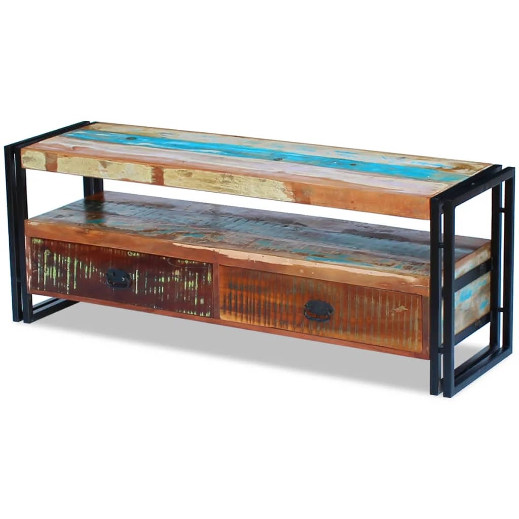 "Parsonage" Solid Reclaimed Wood TV Stand 120cm