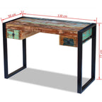 "Arthur" Solid Reclaimed Wood Study/Writing Desk