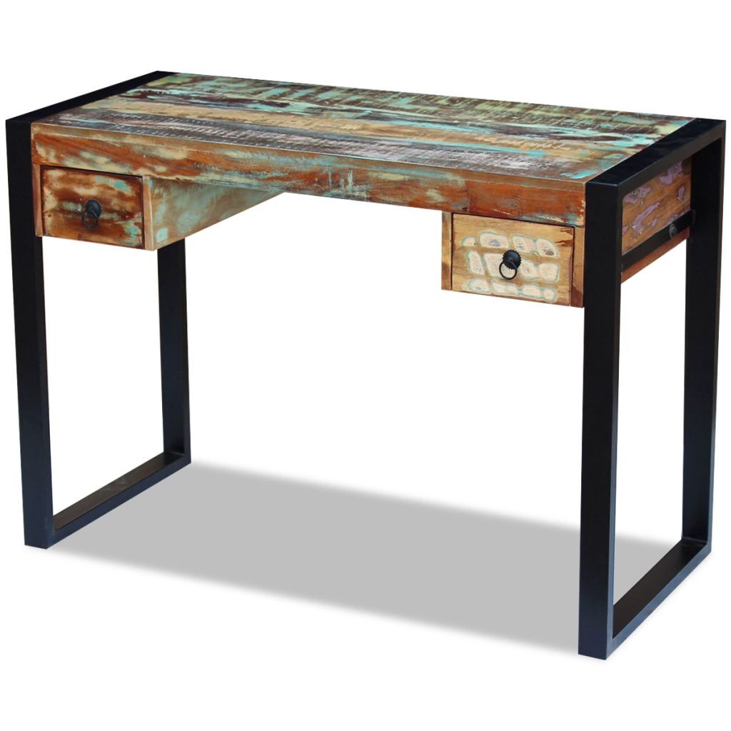 "Arthur" Solid Reclaimed Wood Study/Writing Desk