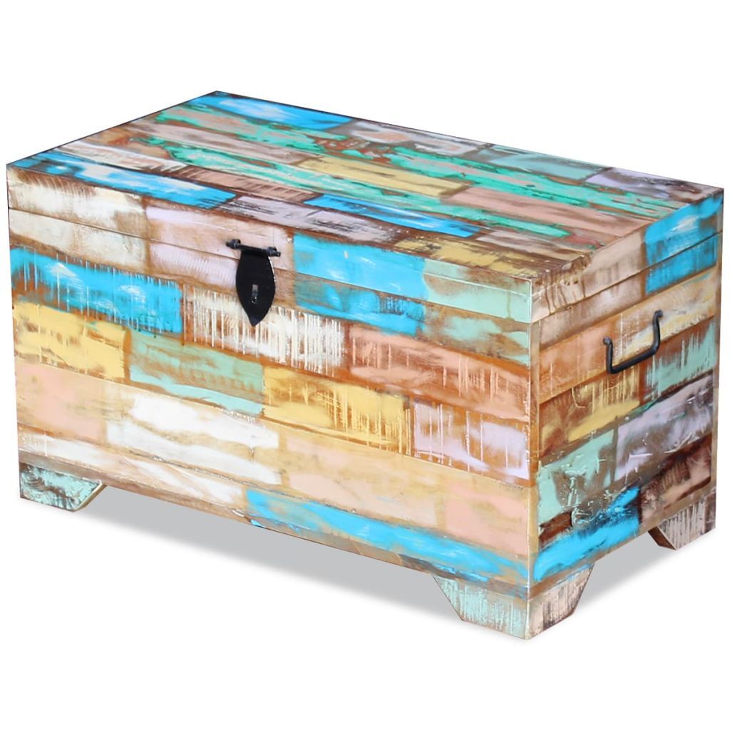 "Asquith" Solid Reclaimed Wood Storage Chest 73cm