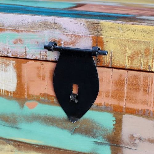 "Asquith" Solid Reclaimed Wood Storage Chest 73cm