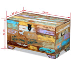"Asquith" Solid Reclaimed Wood Storage Chest 73cm