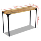 "Glenview" Console Table Mango Wood 120x35x76 cm