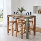 "Barina Downs" Solid Reclaimed Wood Bar Table 115 cm