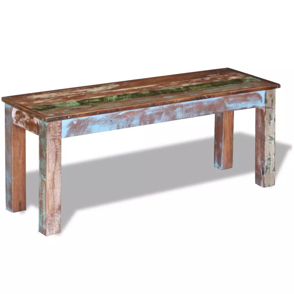 "Barraba" Solid Reclaimed Wood Bench 110 cm