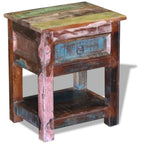 Solid Reclaimed Wood Bed Side/End Table 43x33x51 cm