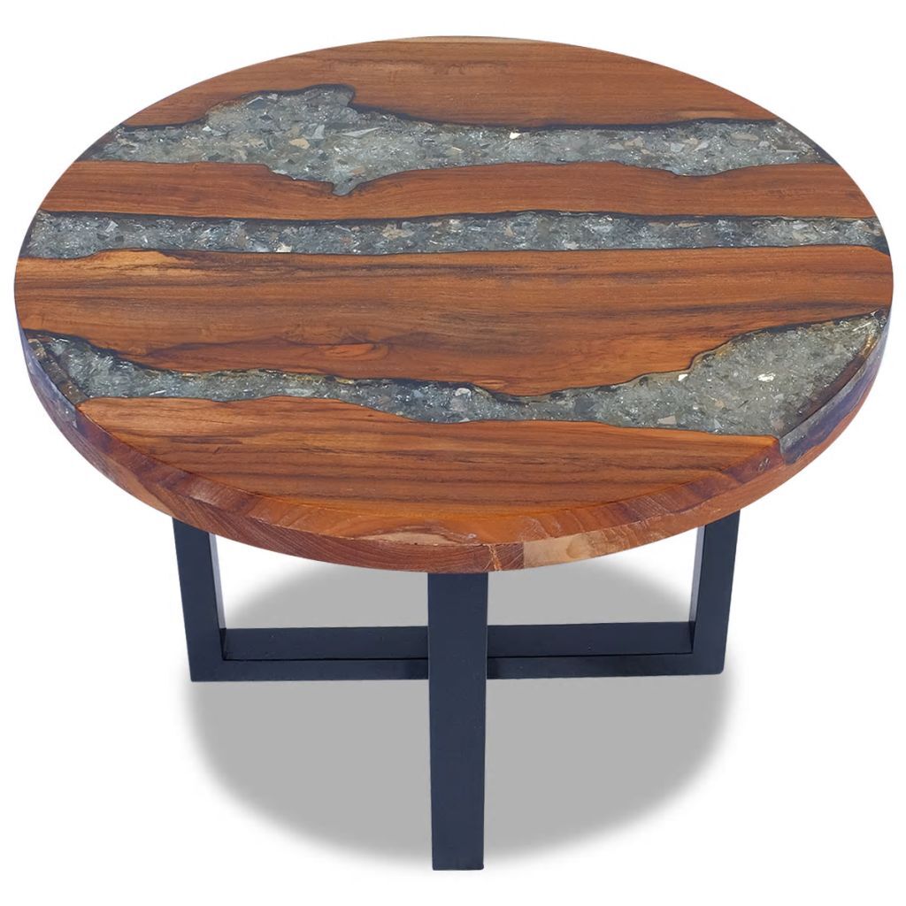 "Batavia" Coffee Table Teak Resin 60 cm