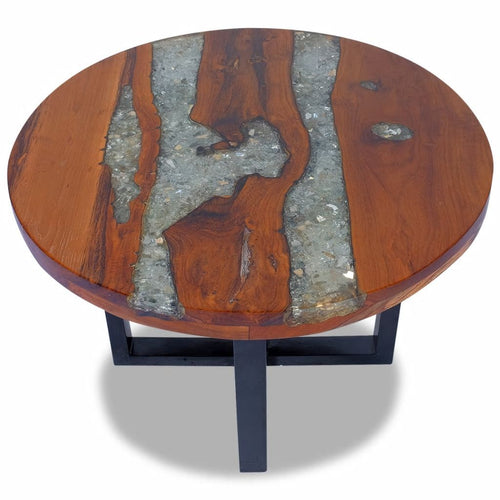 "Batavia" Coffee Table Teak Resin 60 cm