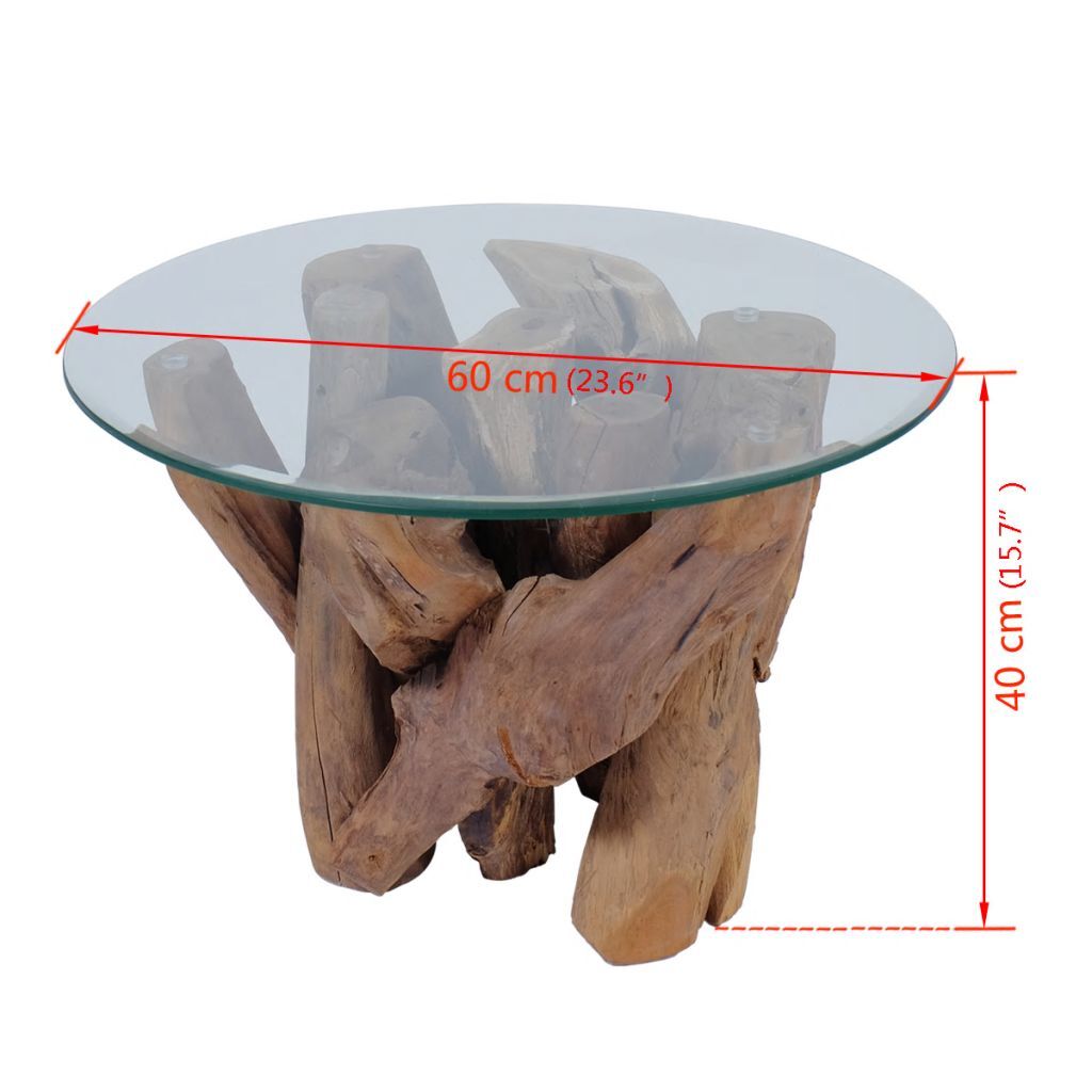 "Benwerrin" Coffee Table Solid Teak 60 cm