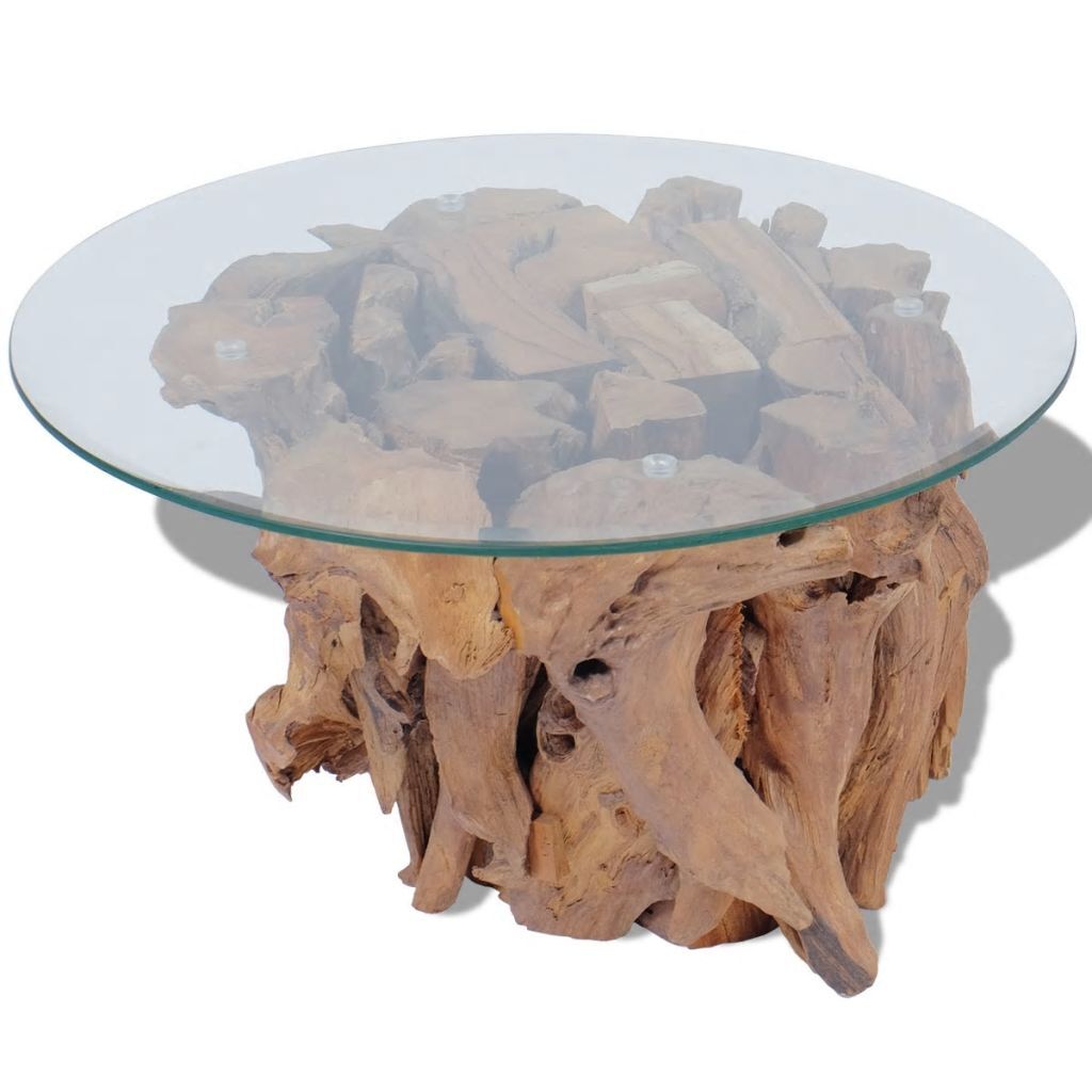 "Beresford" Coffee Table Solid Teak Driftwood 60 cm