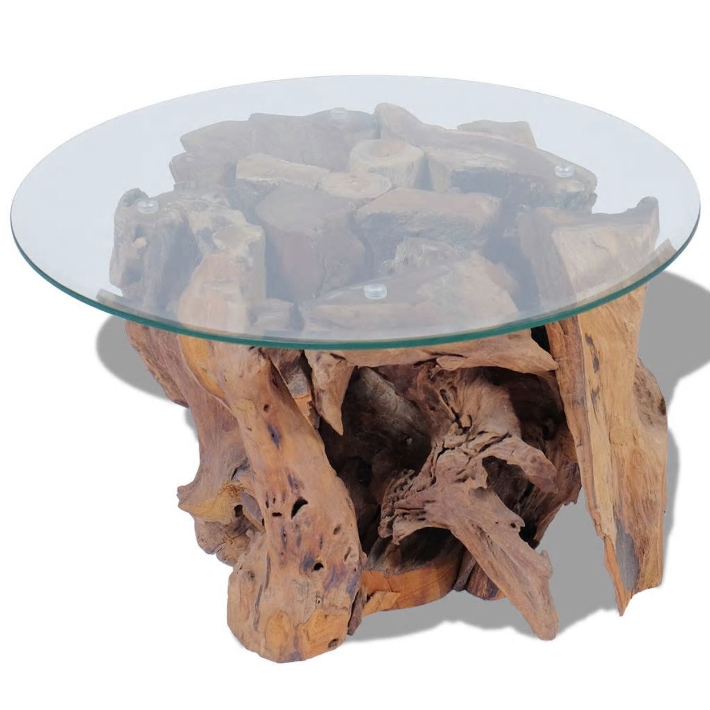 "Beresford" Coffee Table Solid Teak Driftwood 60 cm
