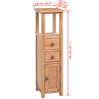 "Cypress" Solid Oak Wood Corner Stand