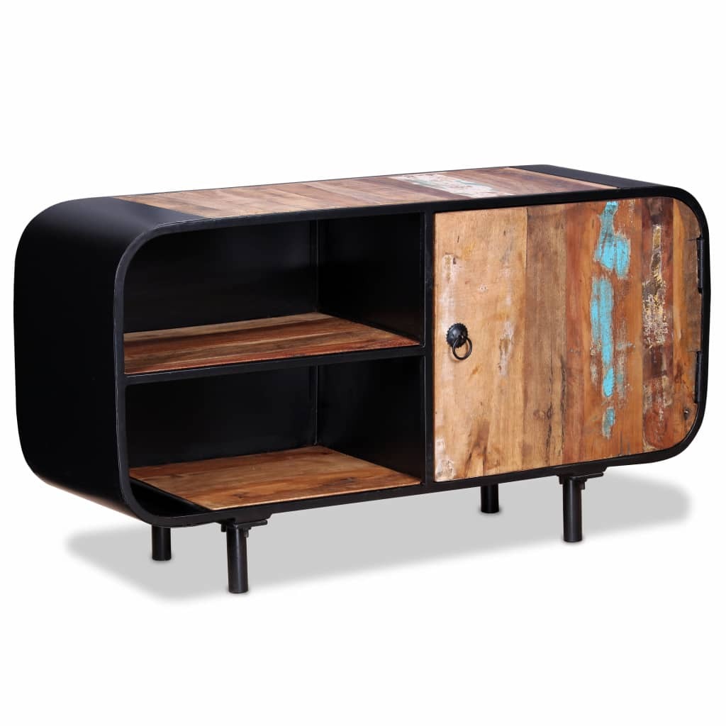 "Atkins" Reclaimed Wood Entertainment Unit 90 cm